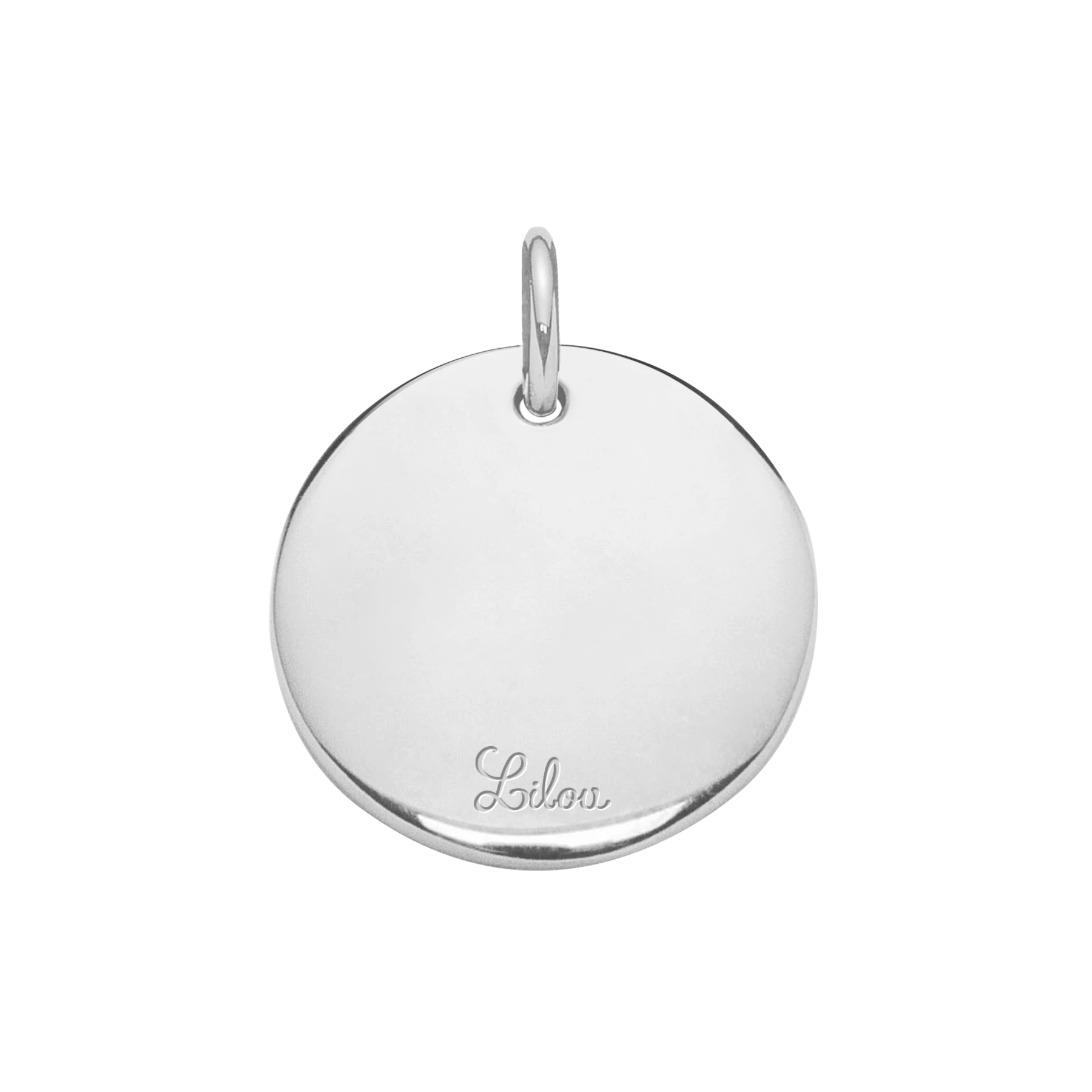 Medalik 1,5 cm posrebrzany