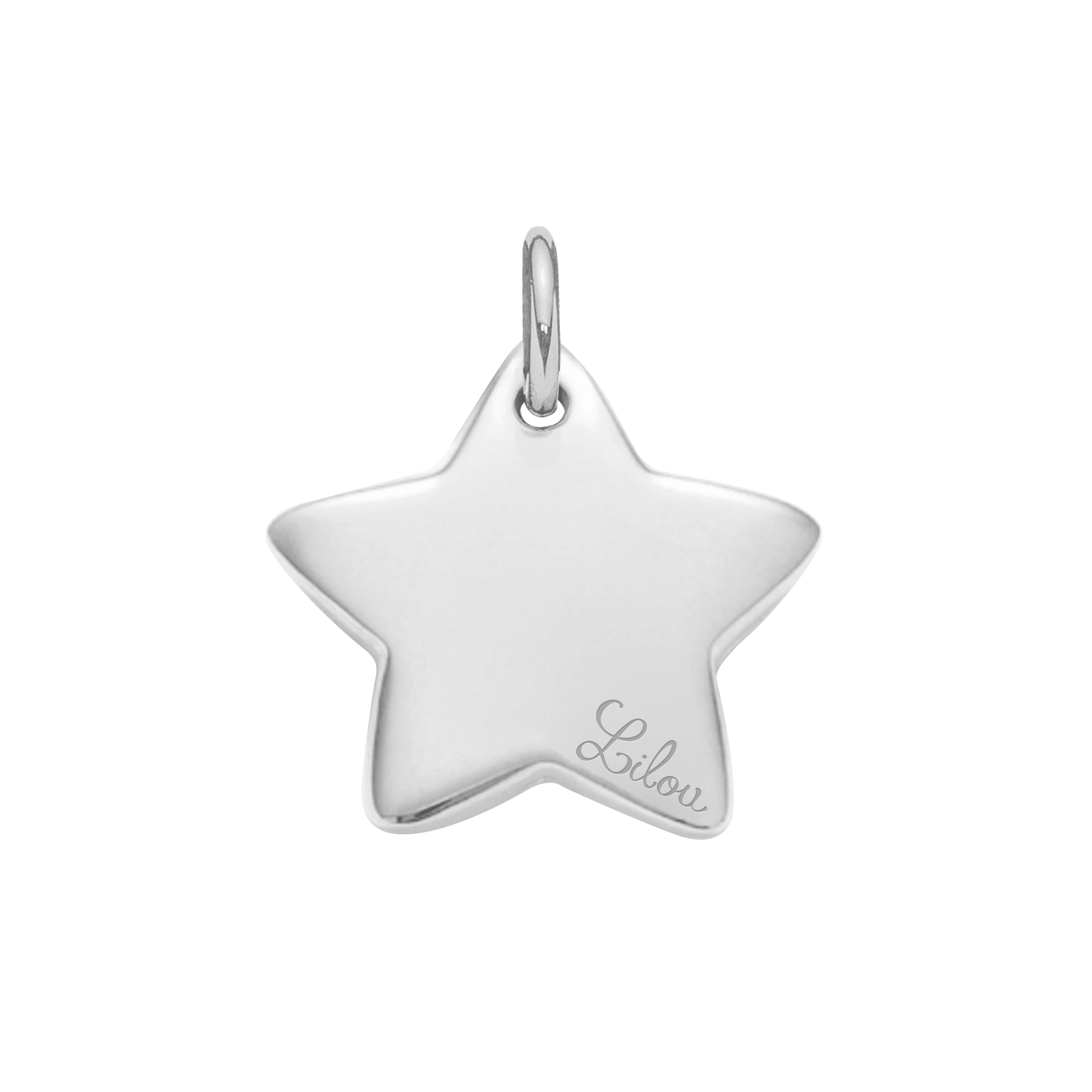 Gwiazdka 1,5 cm posrebrzana