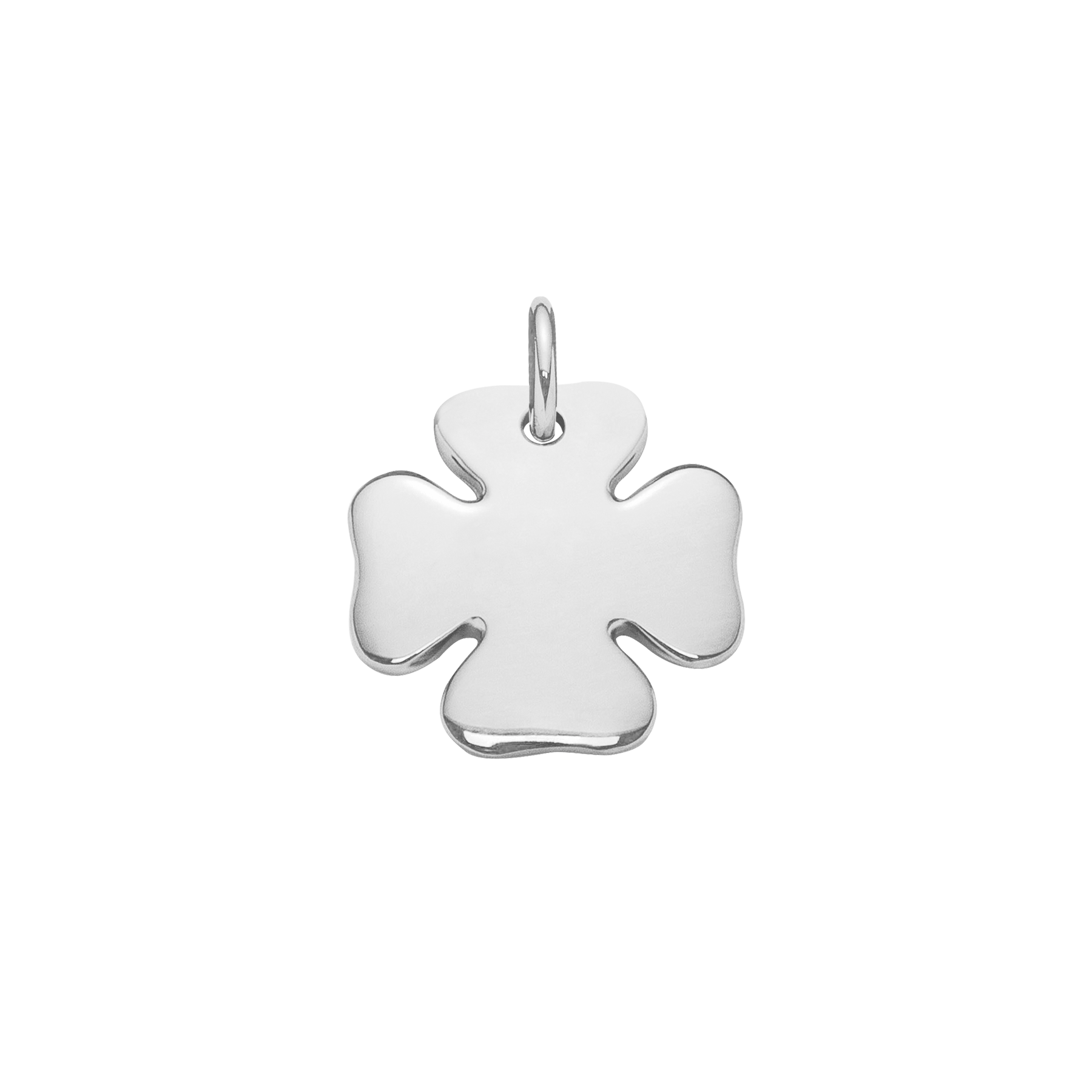 Koniczynka 1 cm posrebrzana