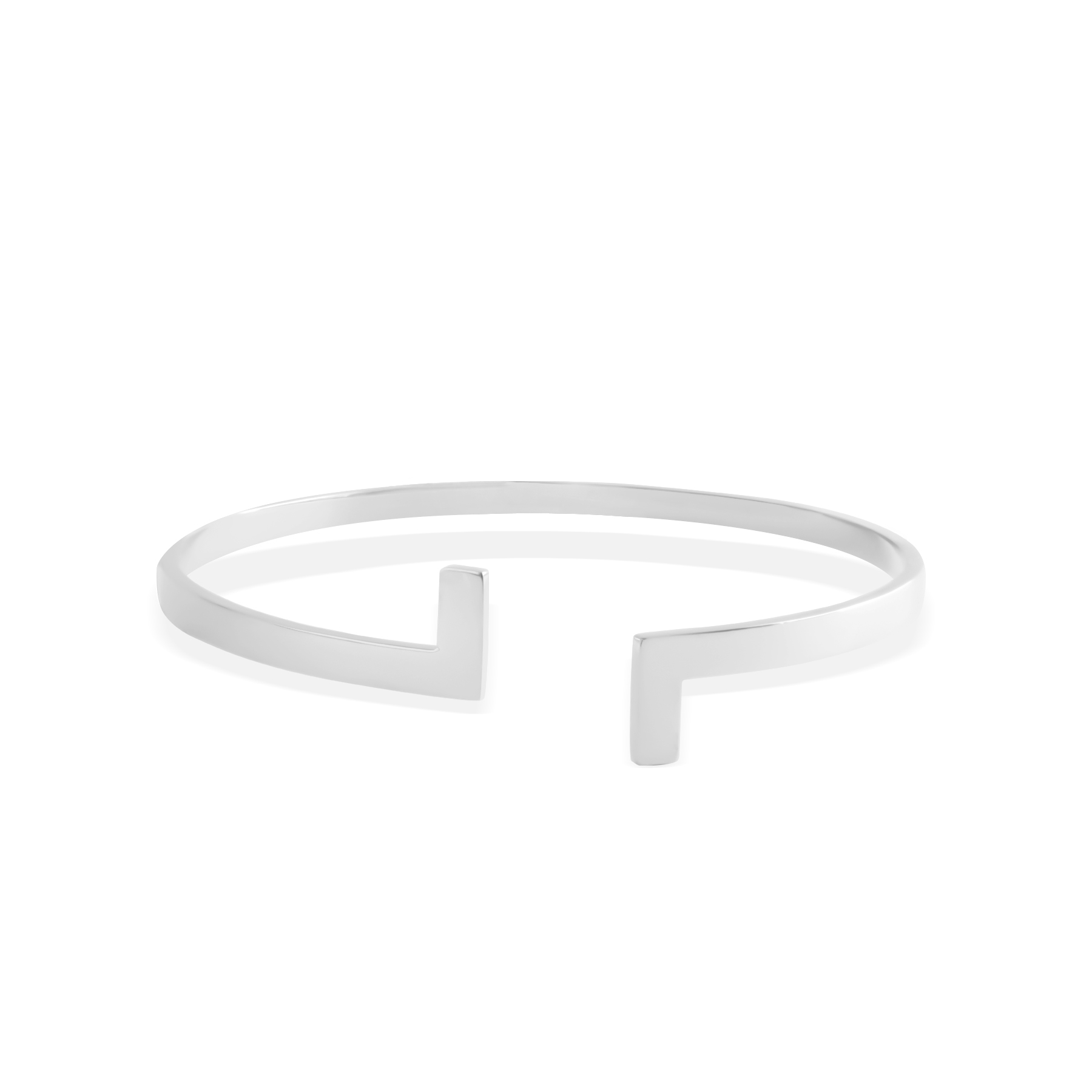 Bransoletka Cross posrebrzana, 60 mm