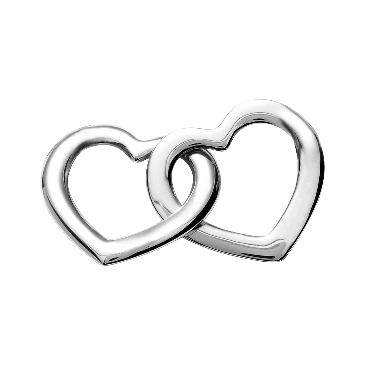 Accroche-coeur małe srebrne