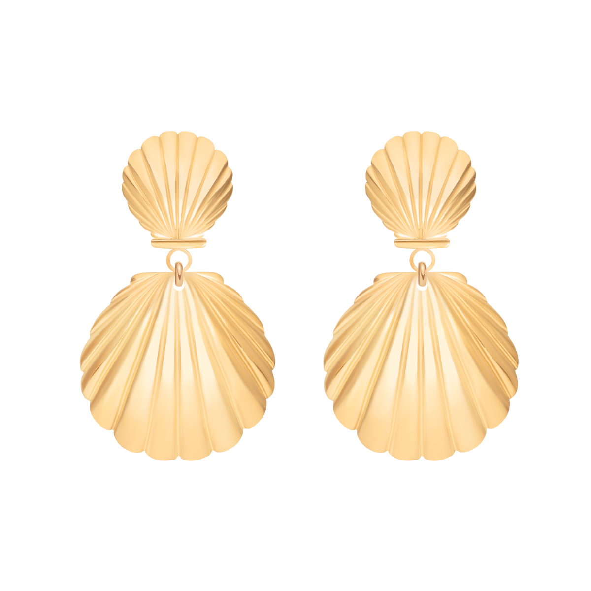 Kolczyki Venus 3,4 cm pozłacane
