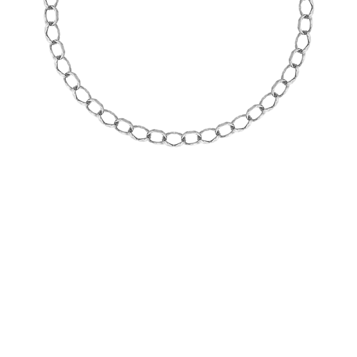 Naszyjnik Łańcuch No.13 posrebrzany