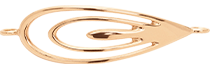 Element Paw 4,5 cm pozłacany