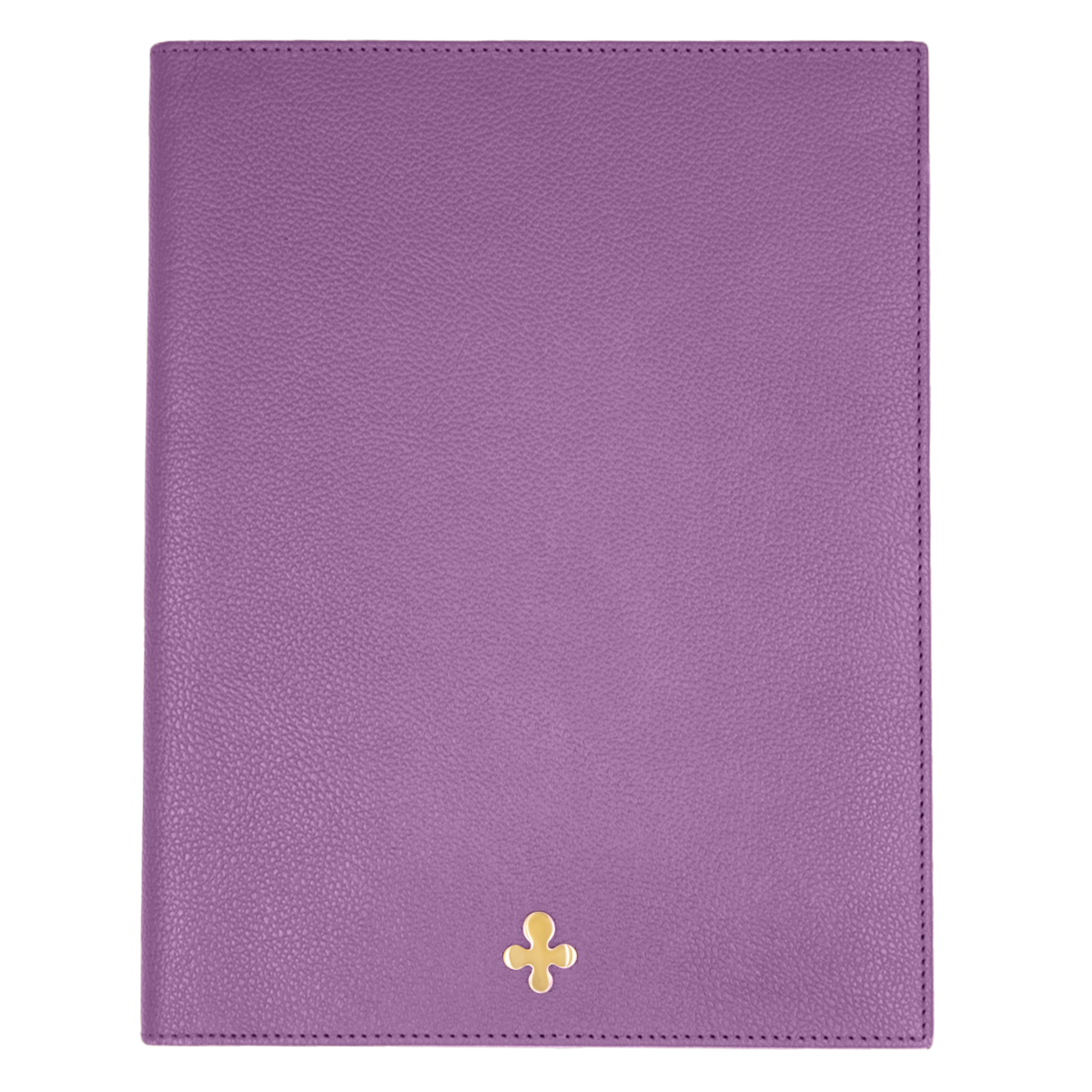 Notes skórzany w kolorze fioletowym