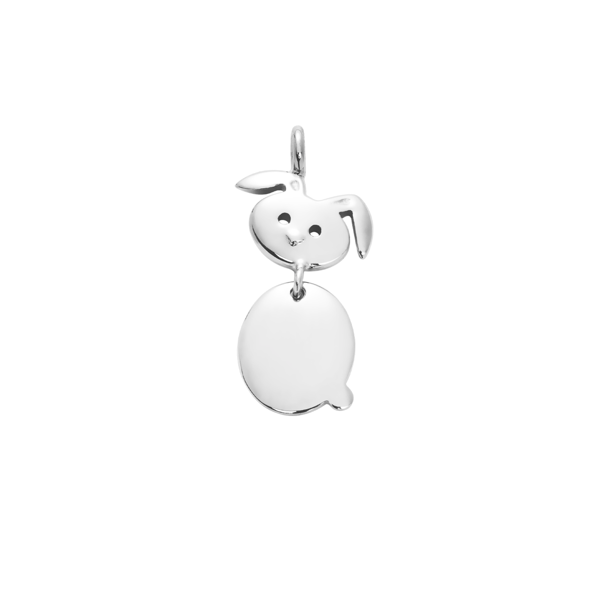 Zawieszka Zajączek srebrny 1,8 cm