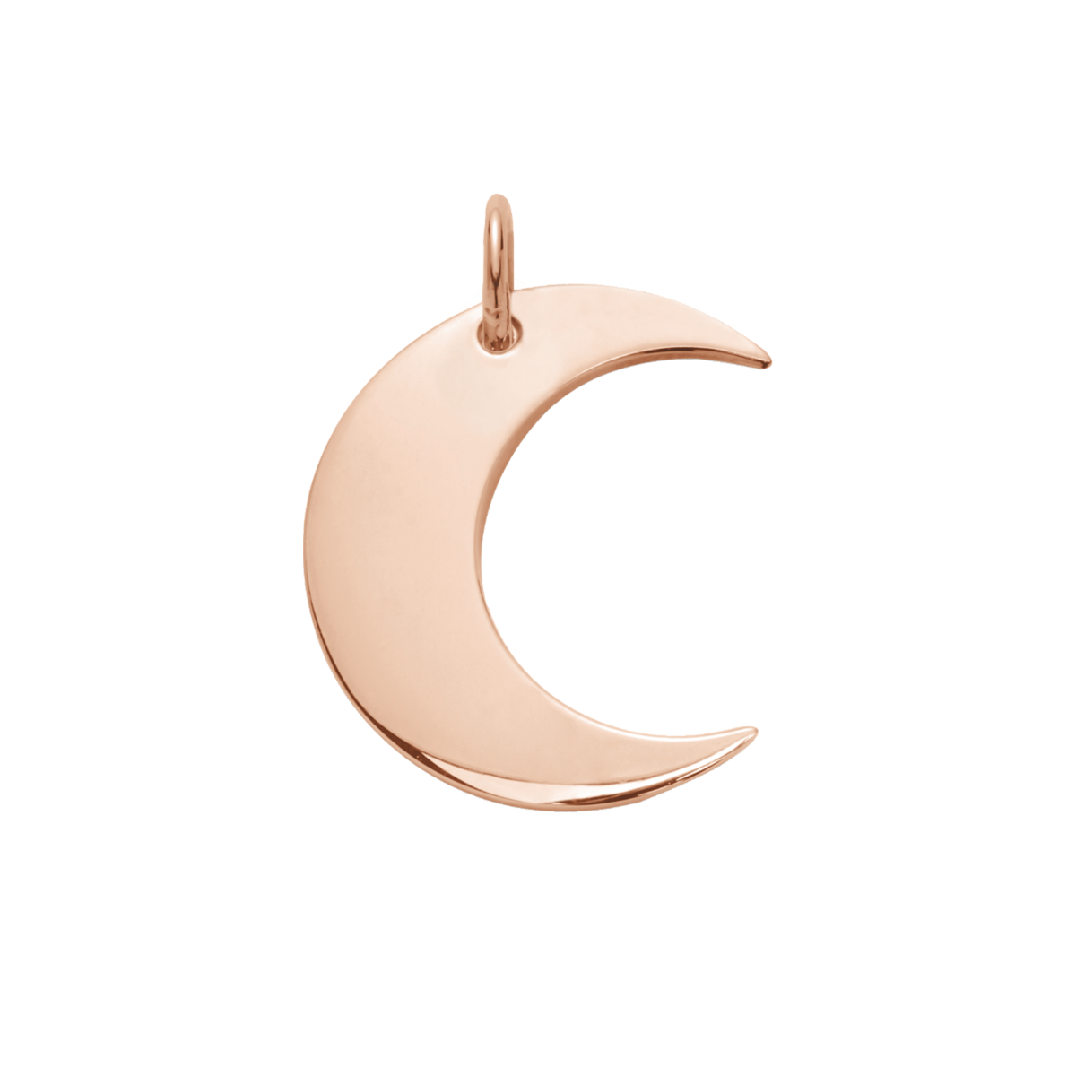 Zawieszka Lune różowe pozłocenie 1,5 cm