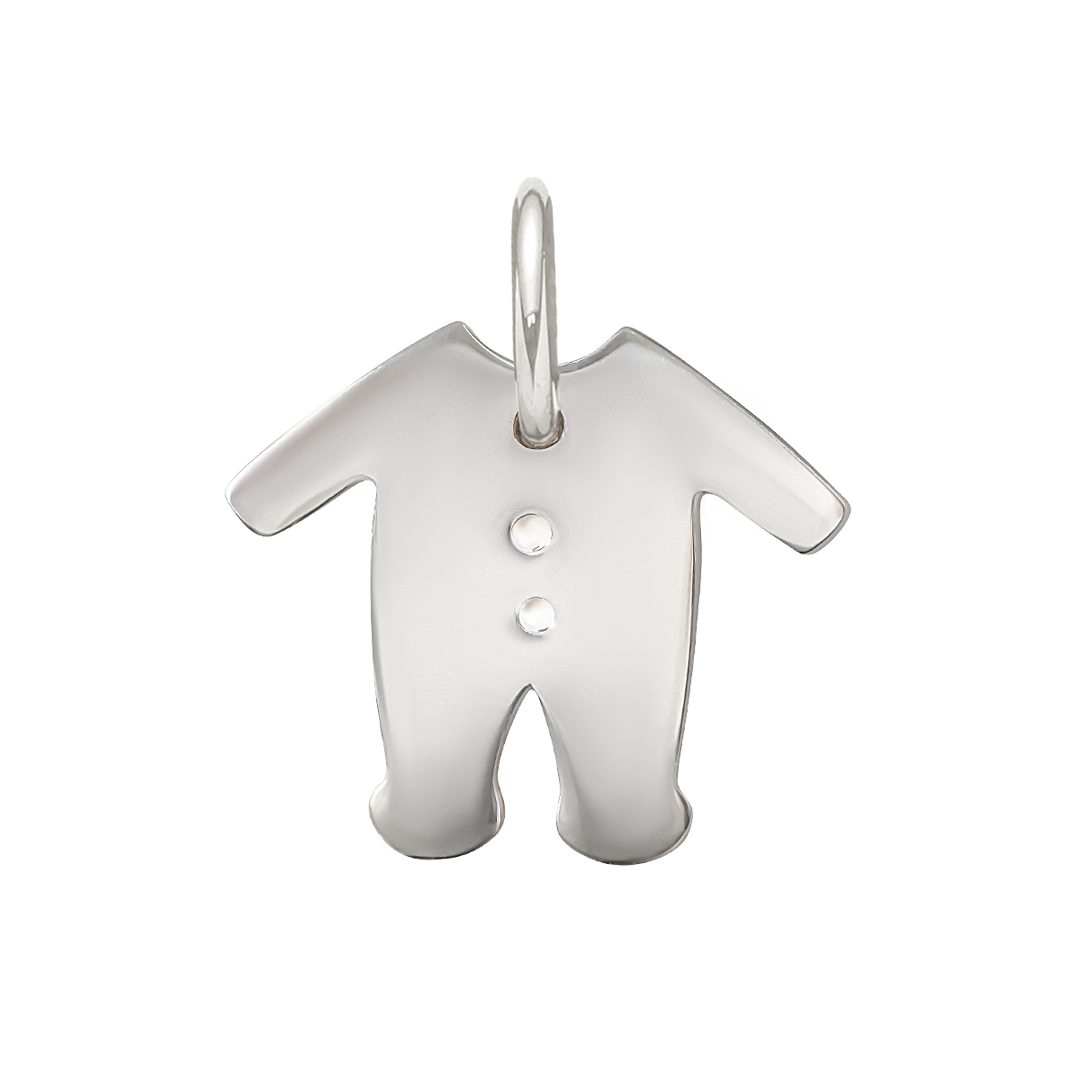 Zawieszka wisząca Śpioszki 1,5 cm srebrna