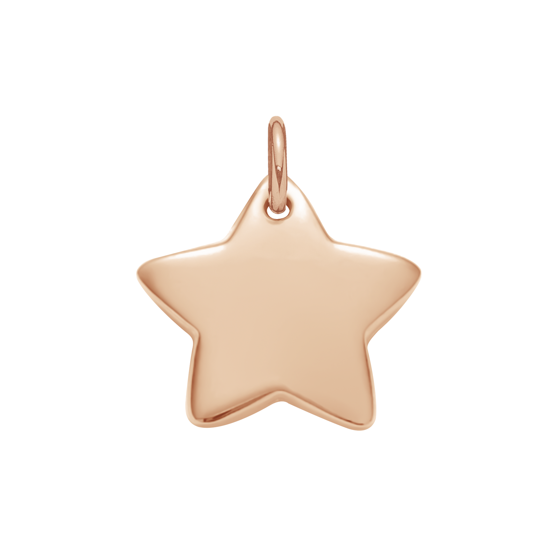 Gwiazdka 1,5 cm różowe pozłocenie