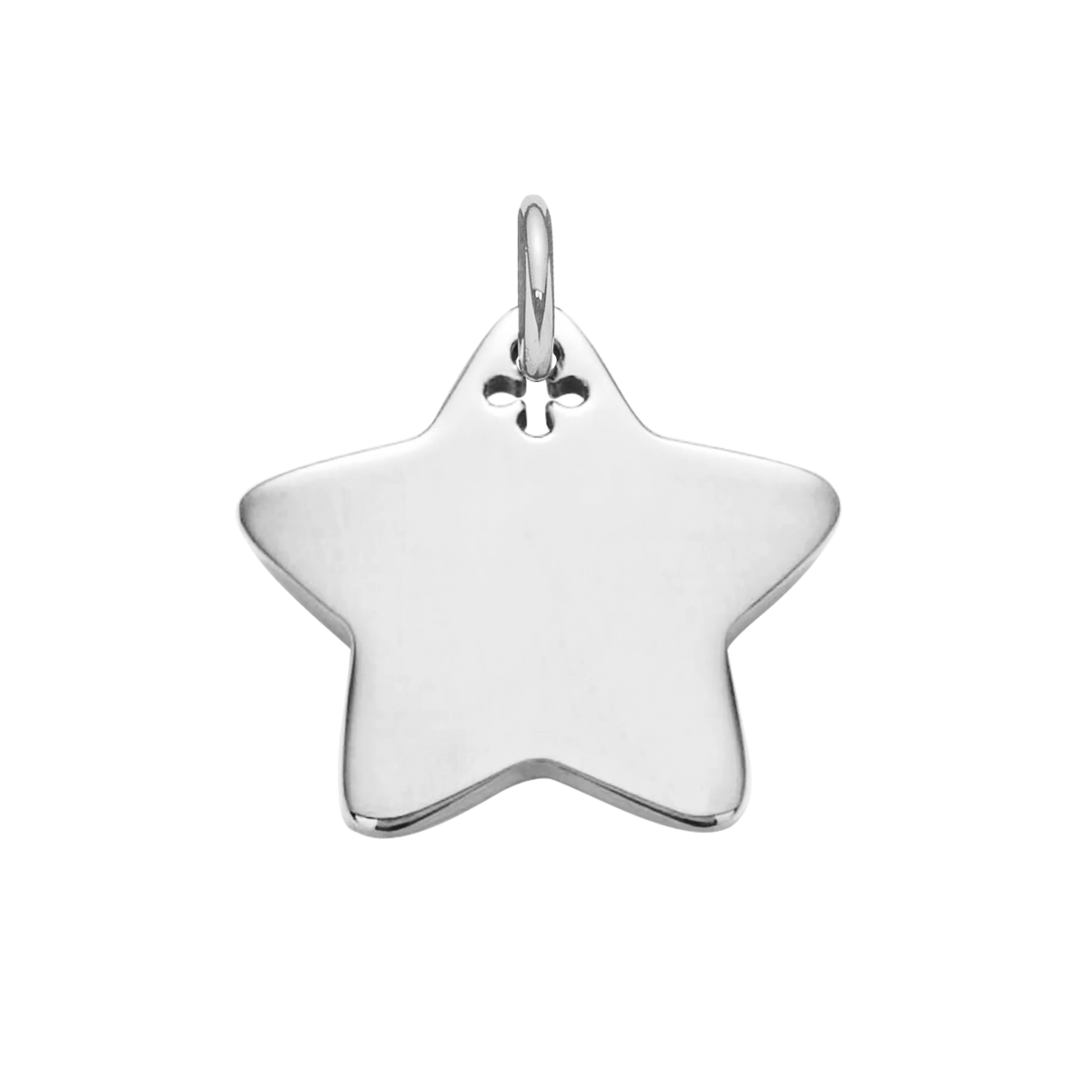 Gwiazdka 2 cm srebrna