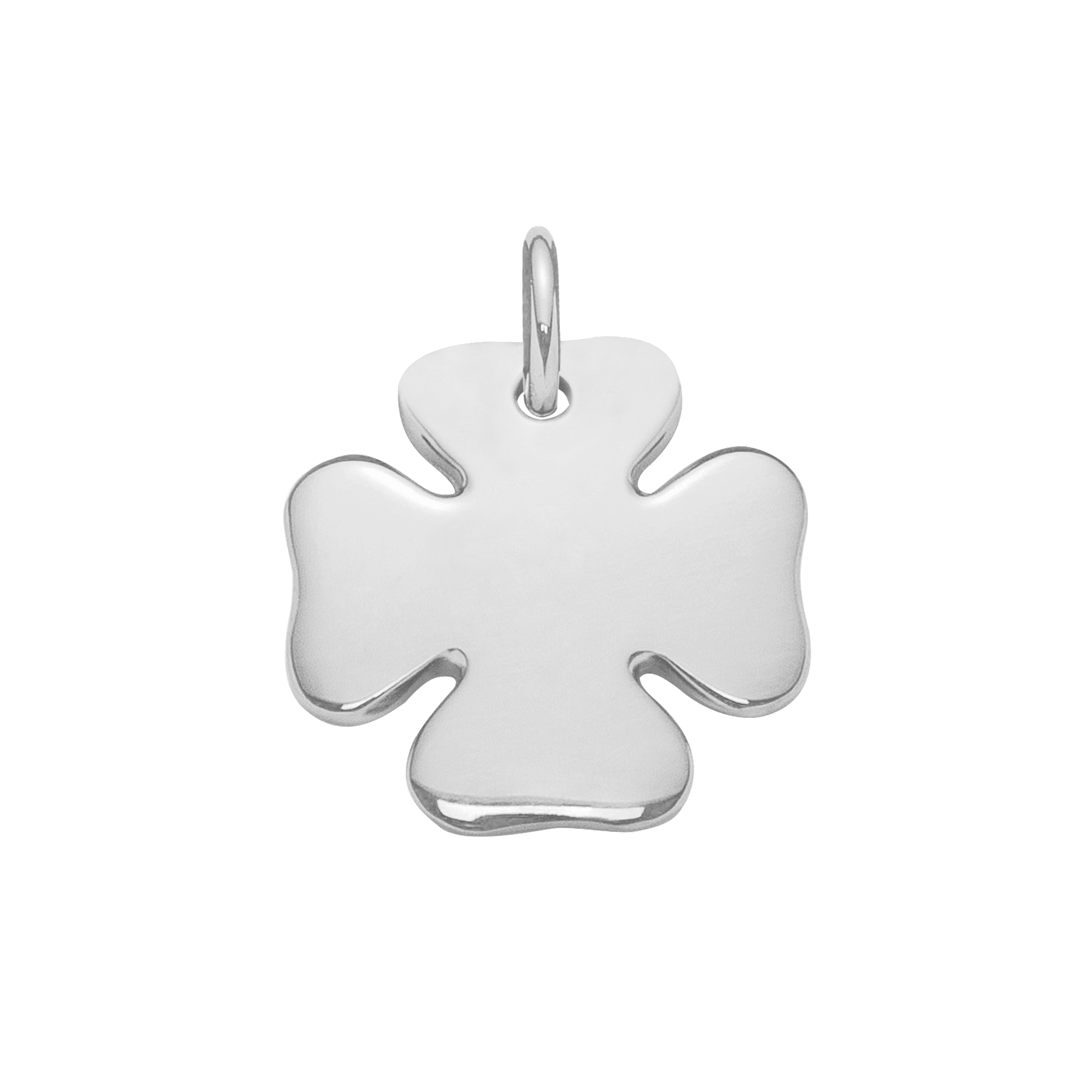 Koniczynka 1 cm srebrna