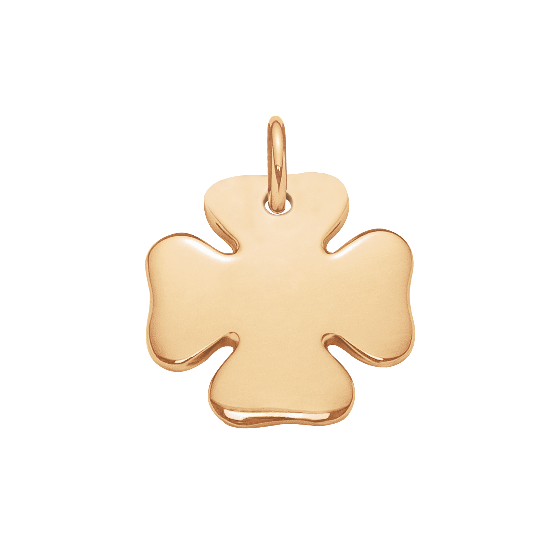 Koniczynka 1,5 cm pozłacana