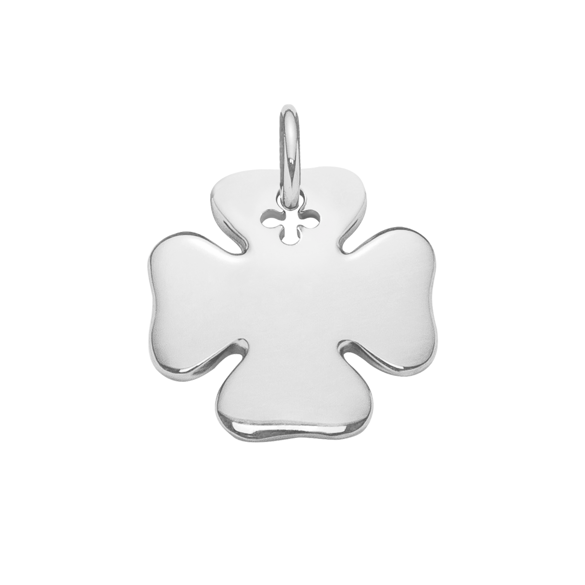 Koniczynka 2 cm srebrna