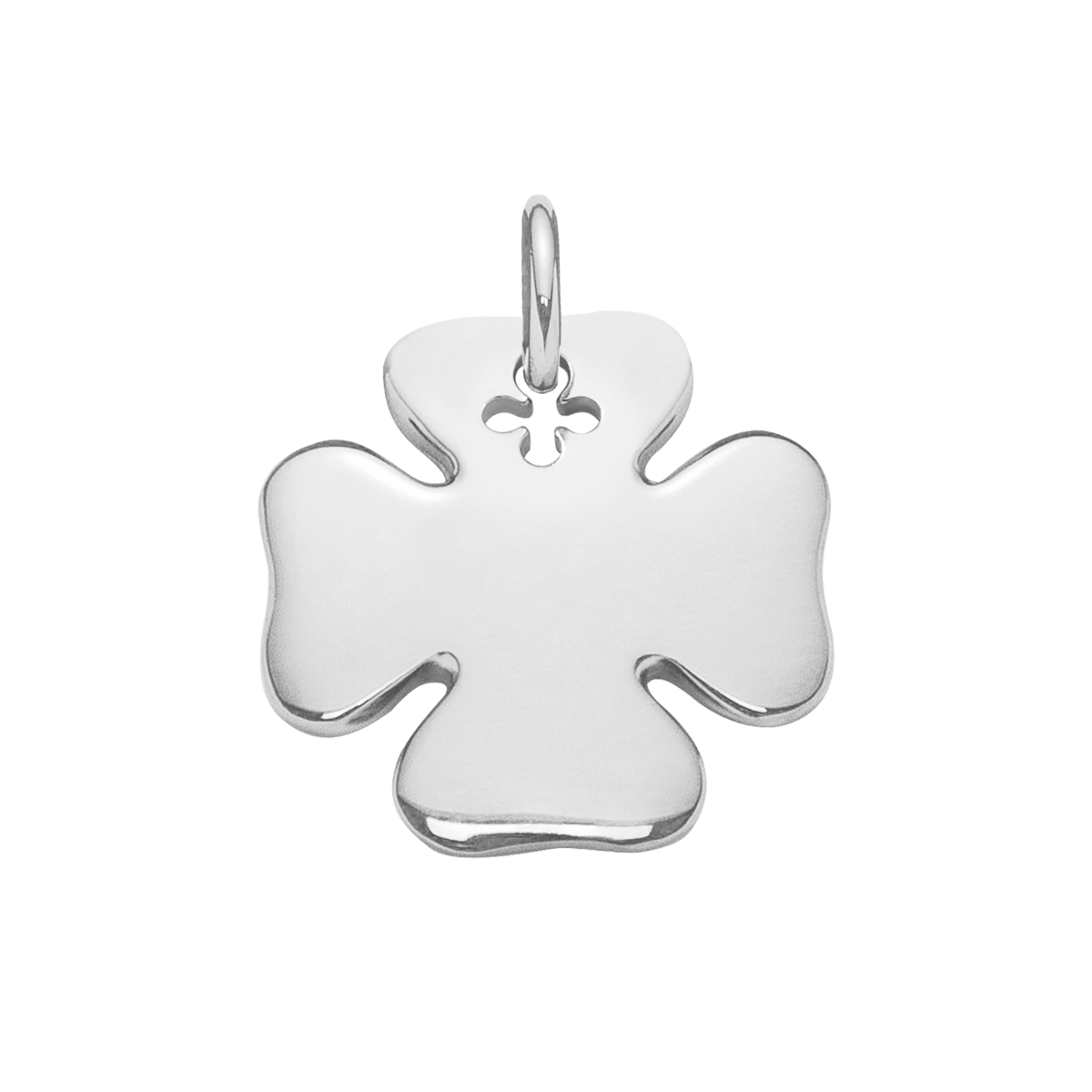 Koniczynka 2,7 cm srebrna