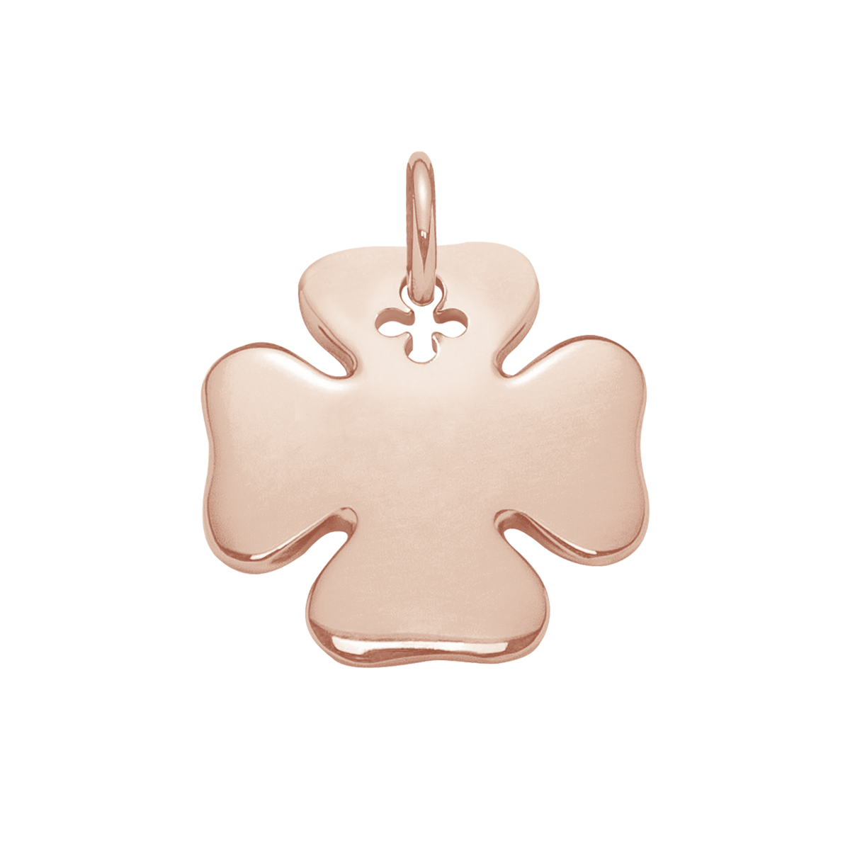 Koniczynka 2,7 cm różowe pozłocenie
