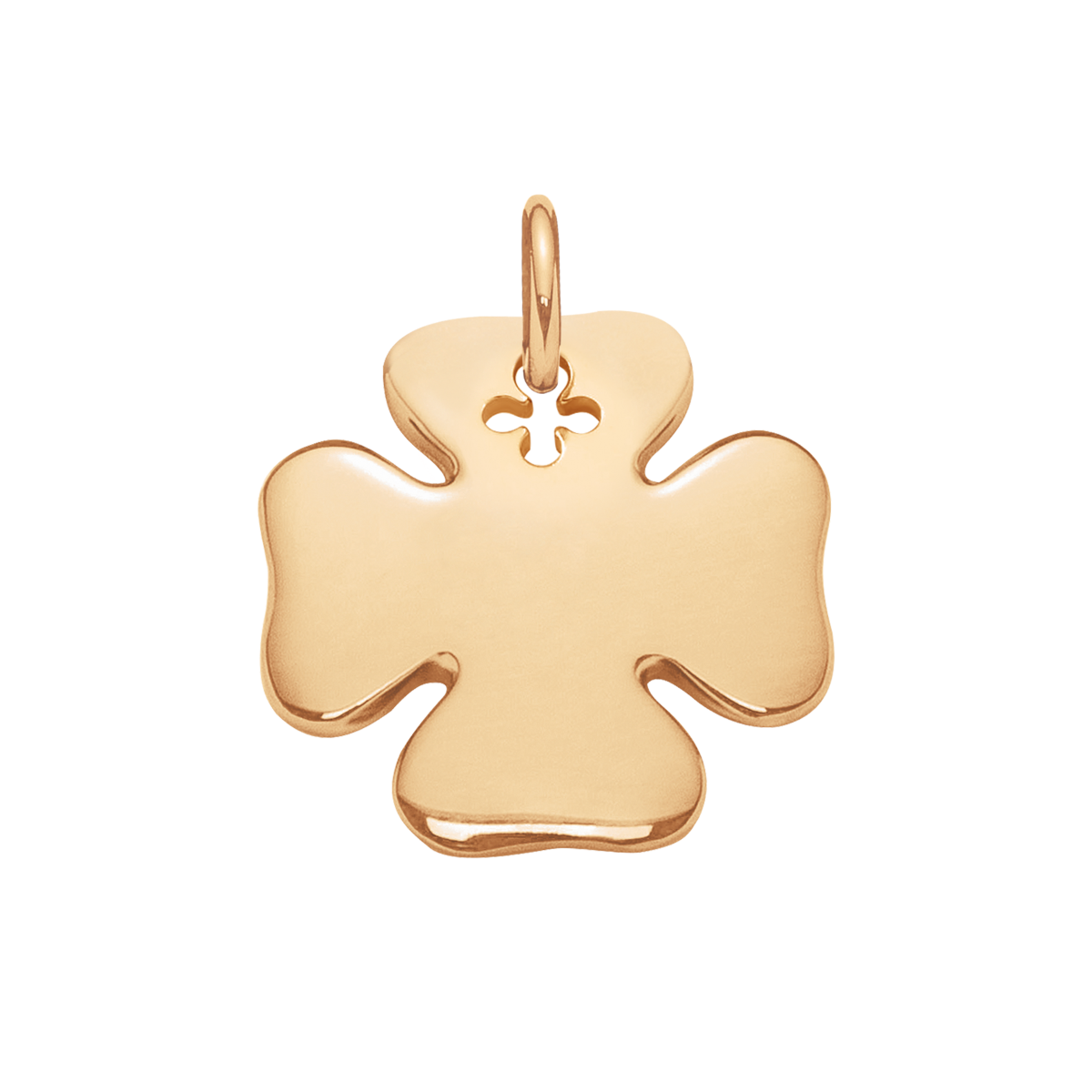 Koniczynka 2,7 cm pozłacana