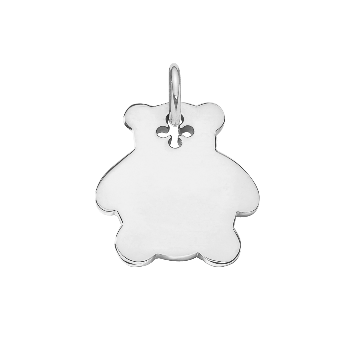 Zawieszka Miś srebrny 2 cm