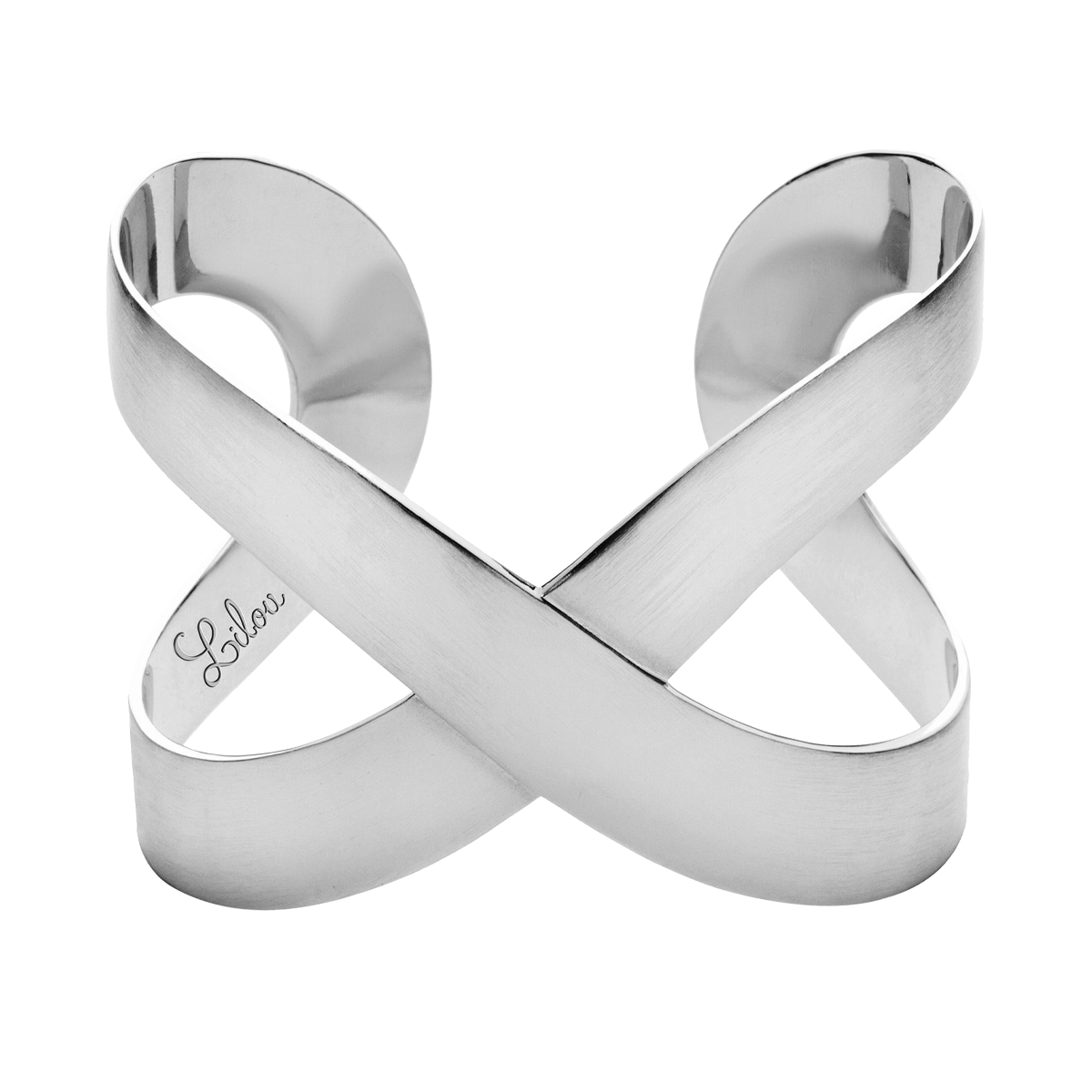 Bransoleta Infinity posrebrzana