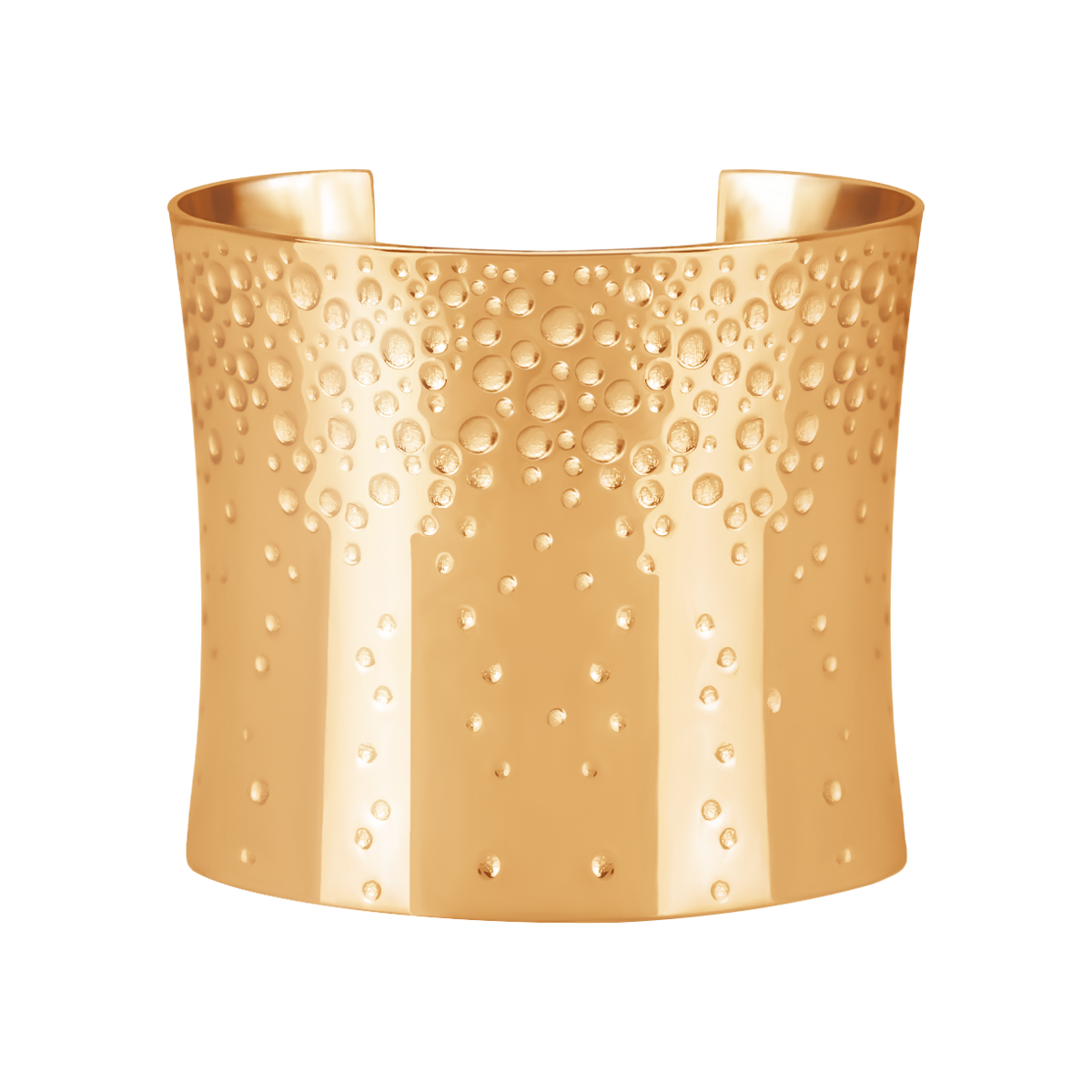 Bransoleta mankietowa Sparkling pozłacana