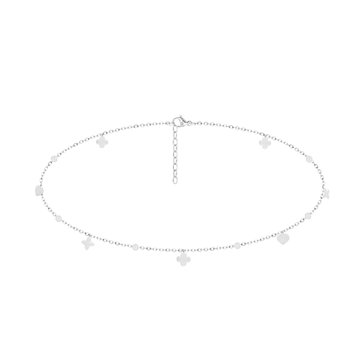 Choker Etincelle posrebrzany
