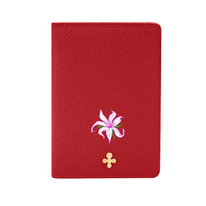 Etui na paszport w kolorze czerwonym