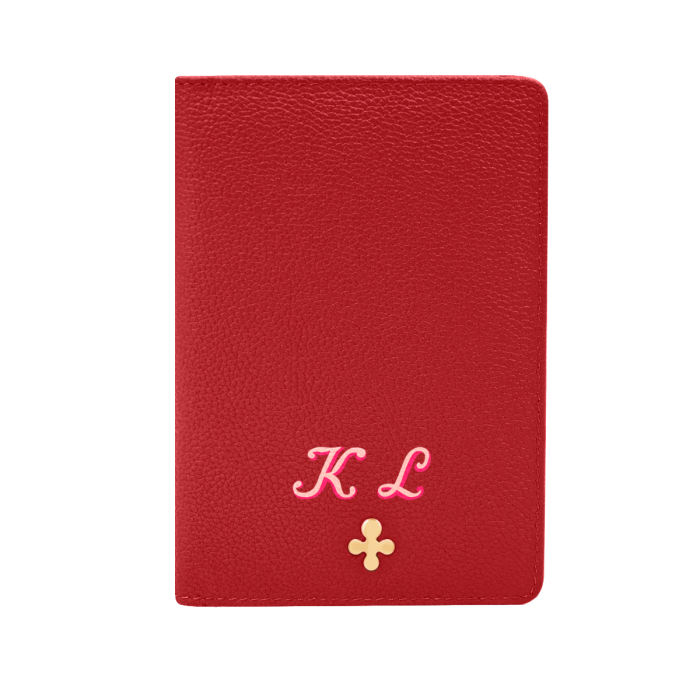 Etui na paszport w kolorze czerwonym