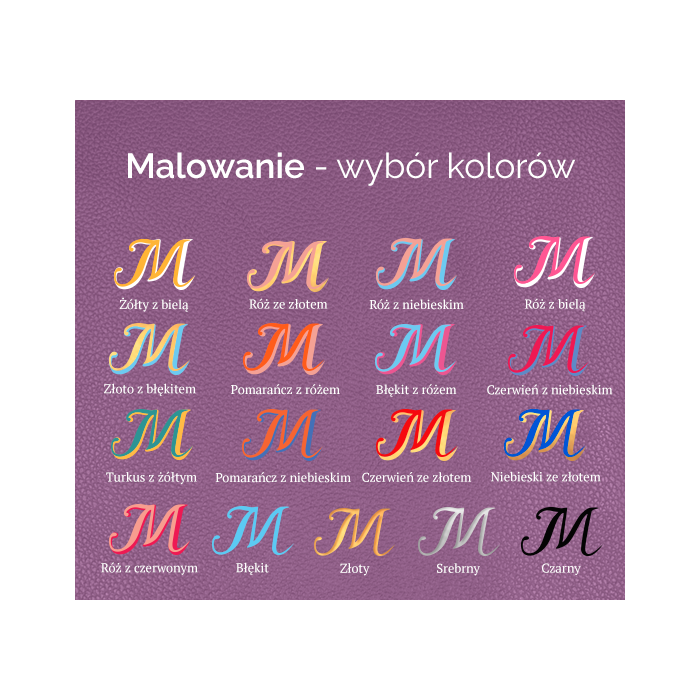 Notes skórzany w kolorze fioletowym