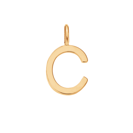 Literka C pozłacana