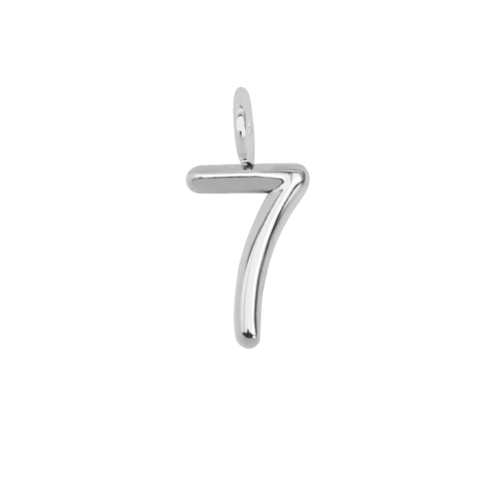 Cyfra 7, posrebrzana
