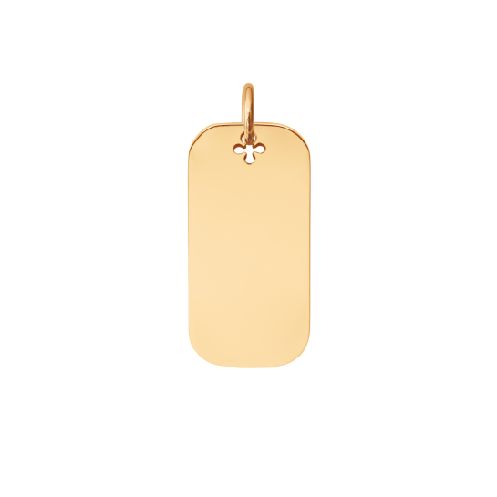 Nieśmiertelnik pozłacany 2,4 cm