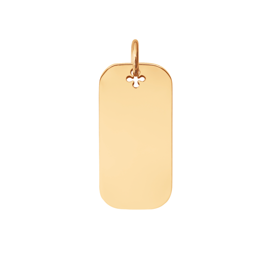 Nieśmiertelnik pozłacany 3 cm
