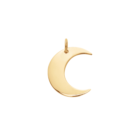 Zawieszka Lune pozłacana 1 cm