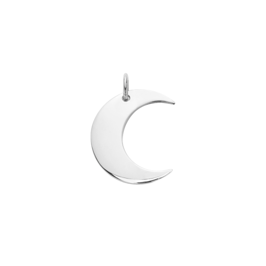 Zawieszka Lune posrebrzana 1 cm