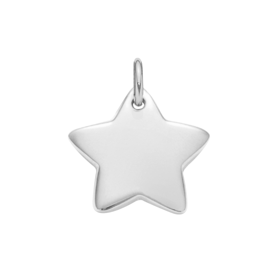 Gwiazdka 1,5 cm srebrna