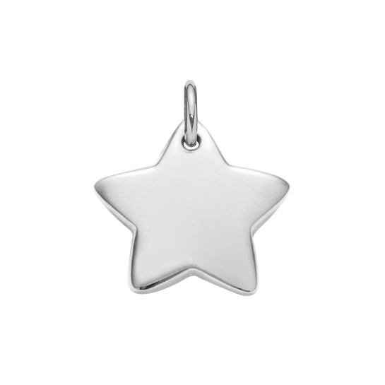 Gwiazdka 1,5 cm posrebrzana