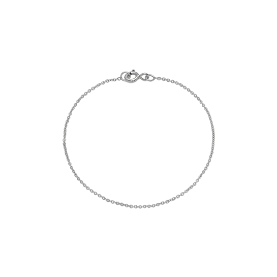 bransoletka łańcuszkowa klas. cienka 17 cm SR