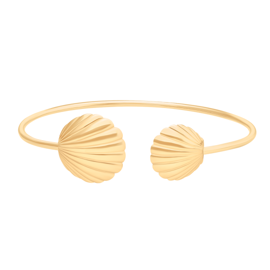 Bransoleta mankietowa Venus pozłacana