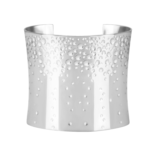 Bransoleta mankietowa Sparkling posrebrzana