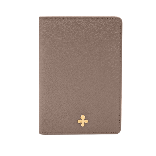 Etui na paszport w kolorze mocca