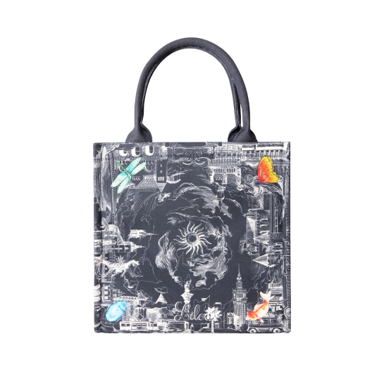 Shopper Opowieść 48.4 z tkaniny Canvas, granatowy