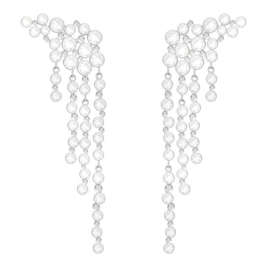 Kolczyki Sparkling wiszące 4 posrebrzane