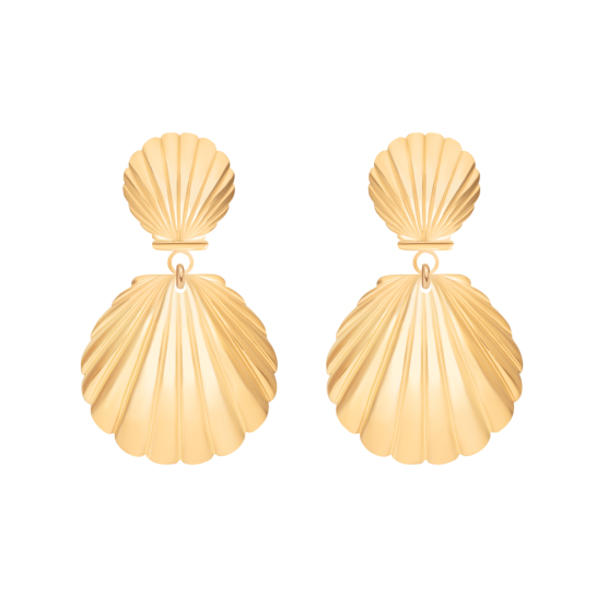 Kolczyki Venus 3,4 cm pozłacane