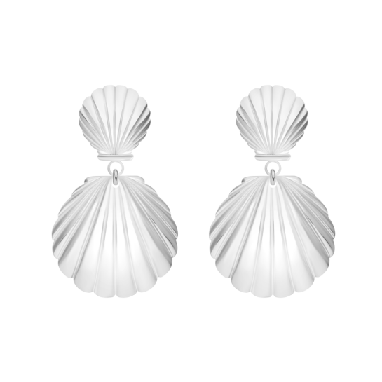 Kolczyki Venus 3,4 cm posrebrzane