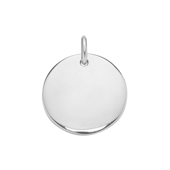 Medalik 1 cm srebrny