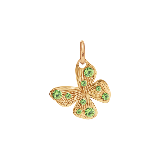 Zawieszka Papillon 1 cm pozłacana