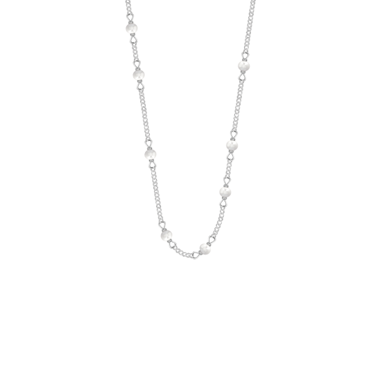 Naszyjnik Pearls posrebrzany 40+5 cm