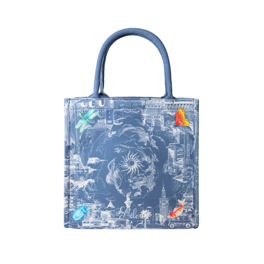Shopper Opowieść 48.4 z tkaniny Canvas, niebieski