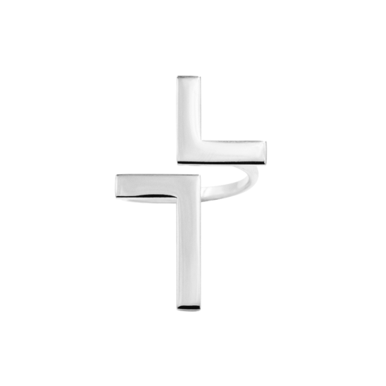 Pierścionek Cross posrebrzany