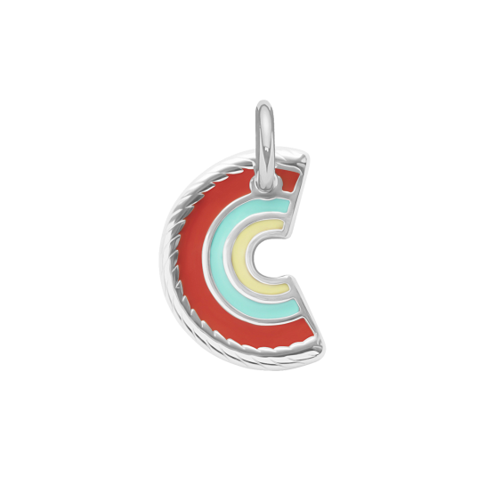 Zawieszka Rainbow posrebrzana 1,5 cm