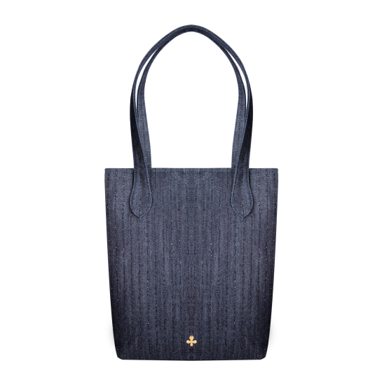 Shopper mini ciemny jeans